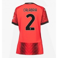 Zenski Nogometni Dres AC Milan Davide Calabria #2 Domaci 2023-24 Kratak Rukav
